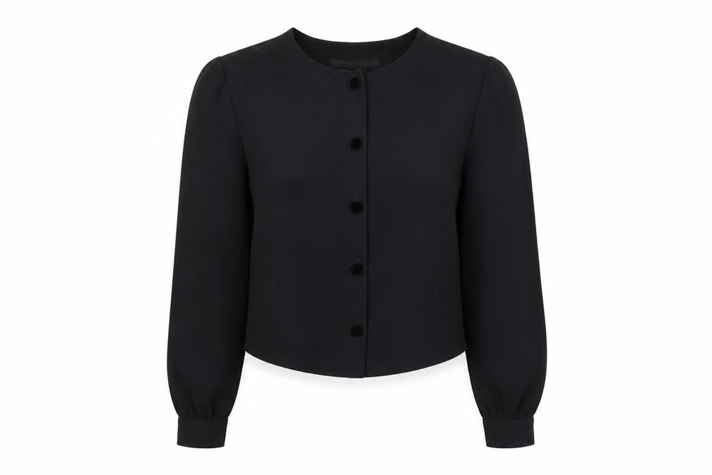 howard showers Womens Black   Basic Blouse Size 10