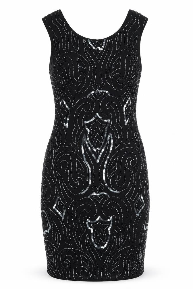 Lace & Beads Womens Black   Bodycon  Size S