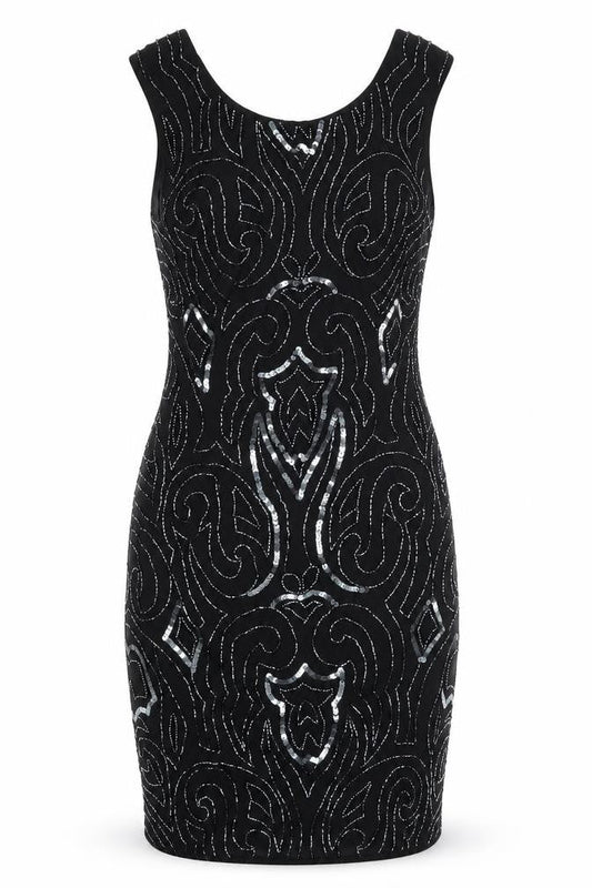Lace & Beads Womens Black   Bodycon  Size S