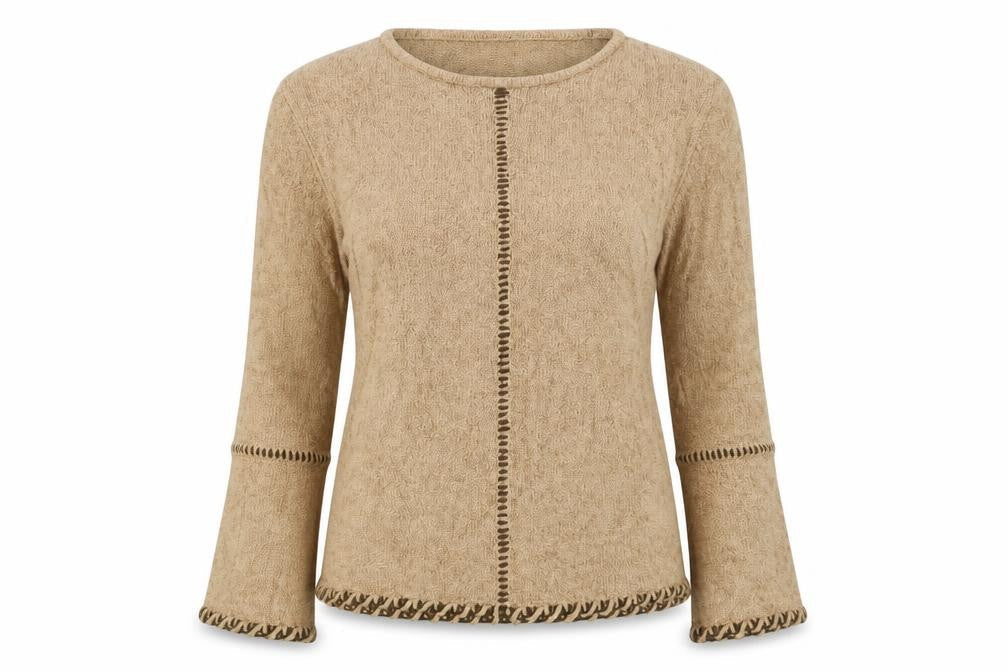 Klas Womens Brown   Pullover Jumper Size M