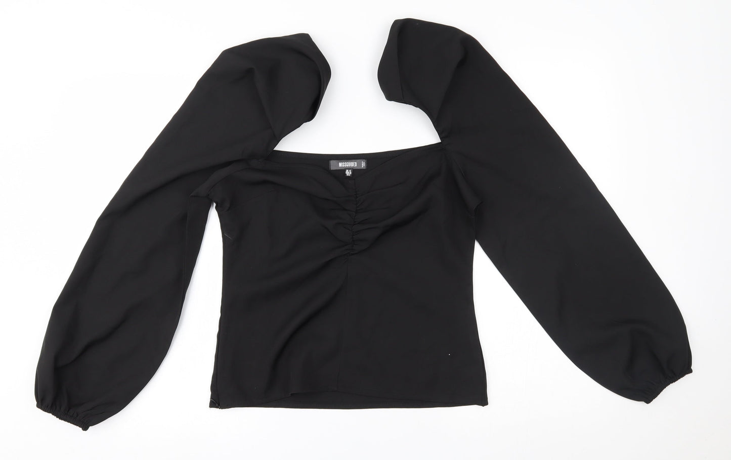 Missguided Womens Black   Basic Blouse Size 12