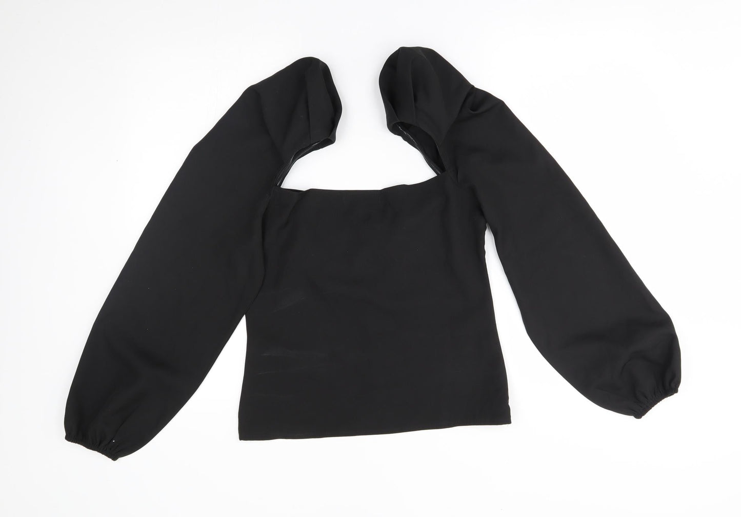 Missguided Womens Black   Basic Blouse Size 12