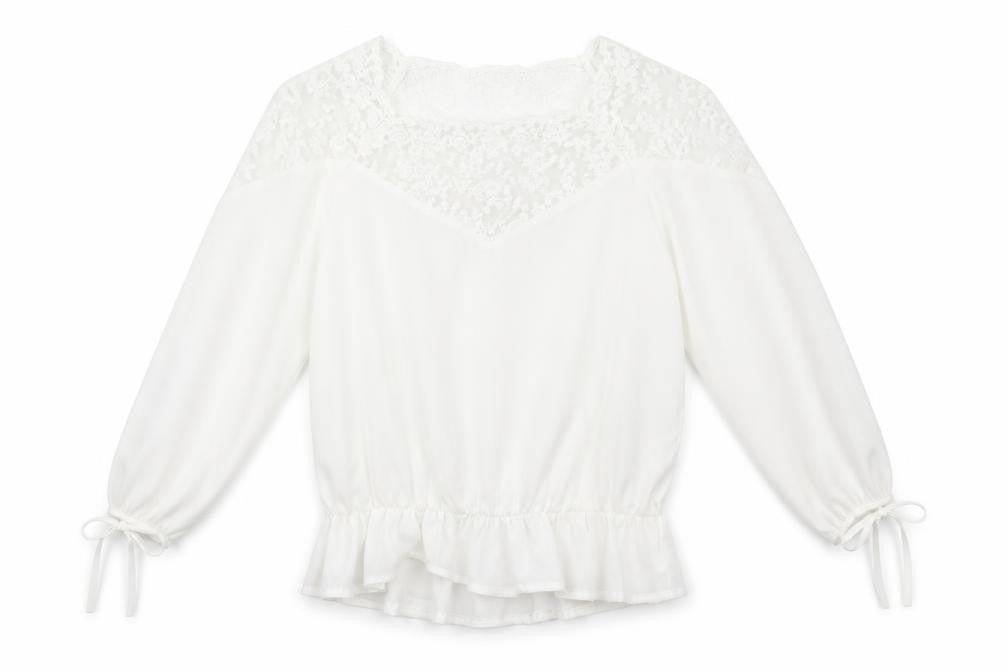 Preworn Womens White   Basic Blouse Size 2XL