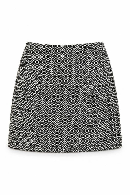 Next Womens Multicoloured Geometric  A-Line Skirt Size 10