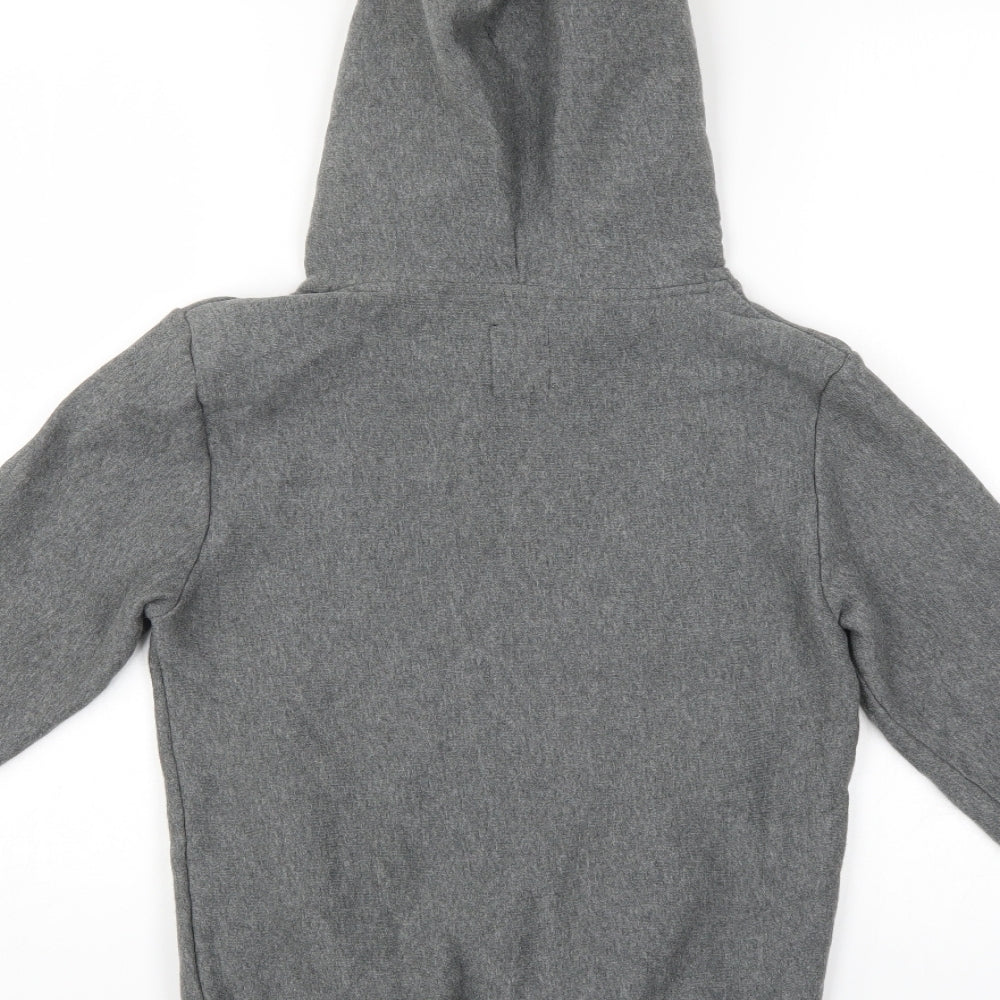 Jeff Genetics Mens Grey   Pullover Hoodie Size S
