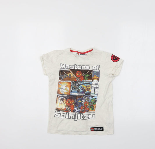LEGO Boys White   Basic T-Shirt Size 8 Years  - Lego