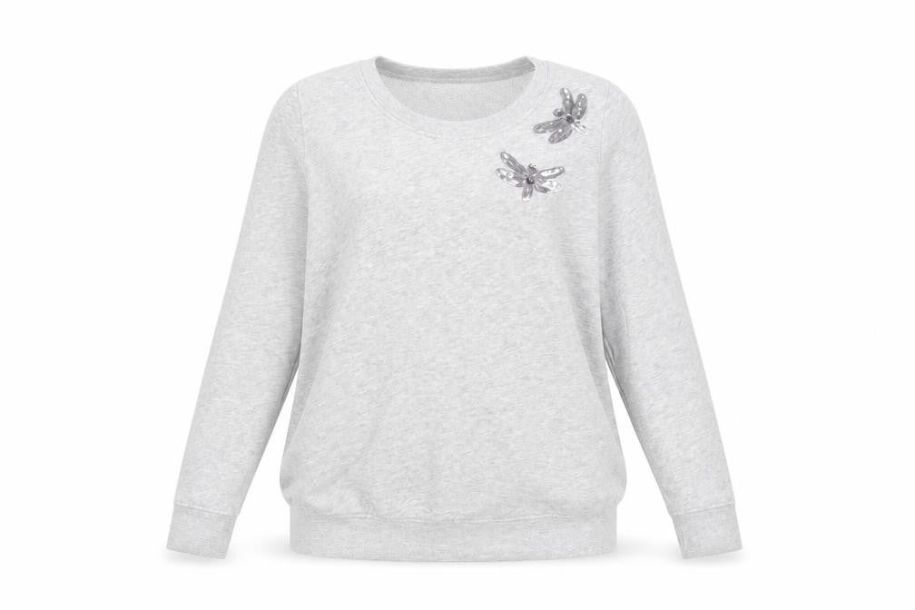 H&M Womens Grey   Pullover Jumper Size M  - Dragonfly