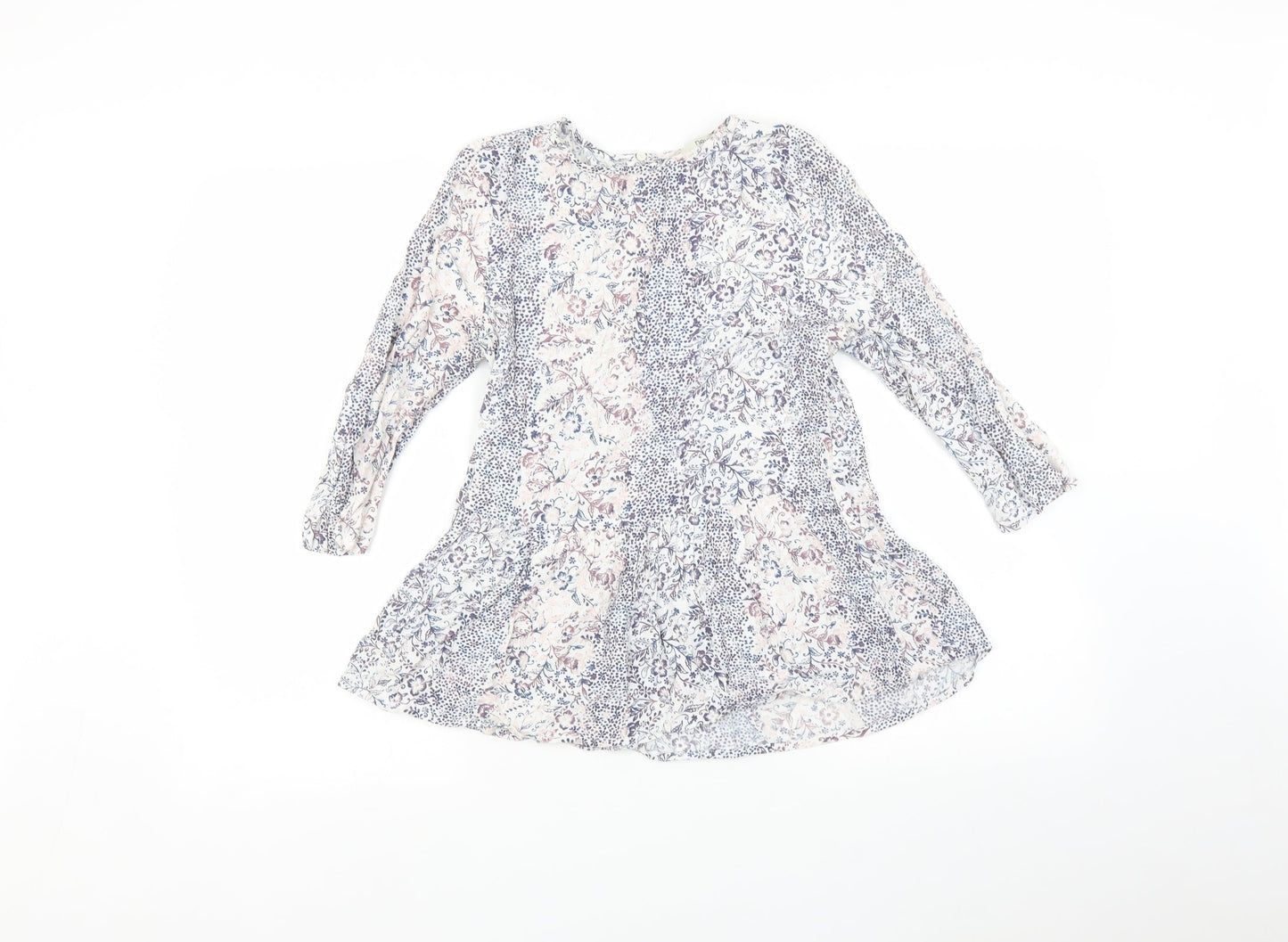 NEXT Womens Pink Floral  Basic Blouse Size 8