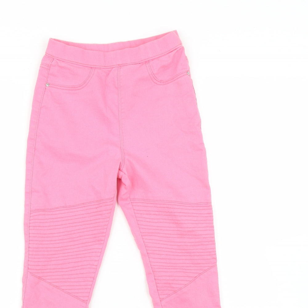 Matalan Girls Pink   Skinny Jeans Size 9 Months