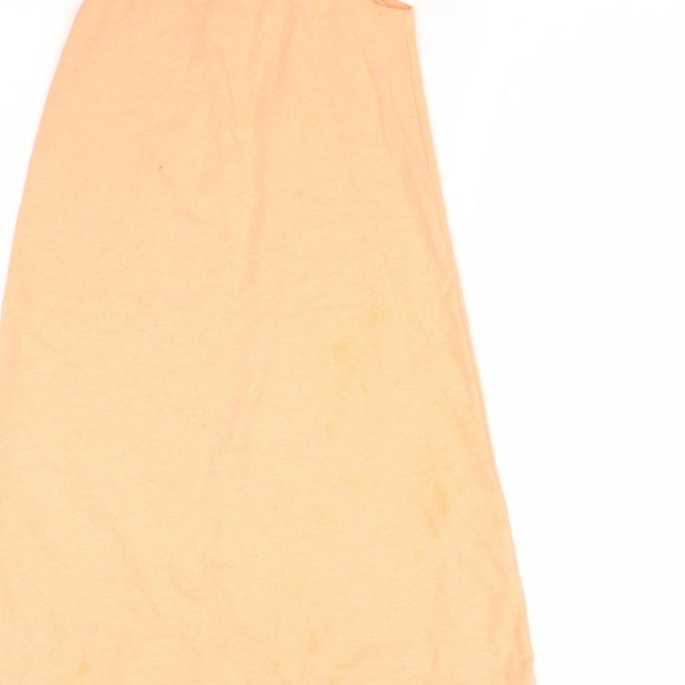 George Girls Orange   A-Line  Size 8-9 Years