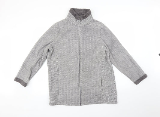 Preworn Womens Grey   Full Zip Hoodie Size M