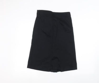 Preworn Womens Black   A-Line Skirt Size 6