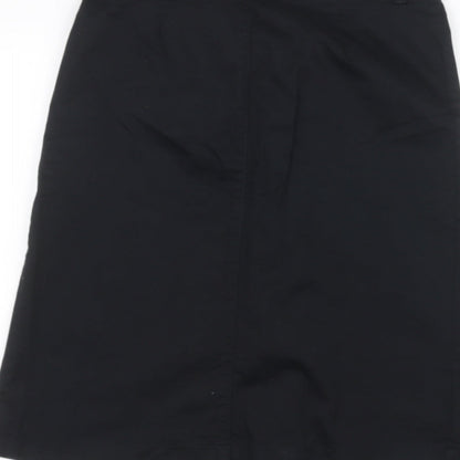 Preworn Womens Black   A-Line Skirt Size 6