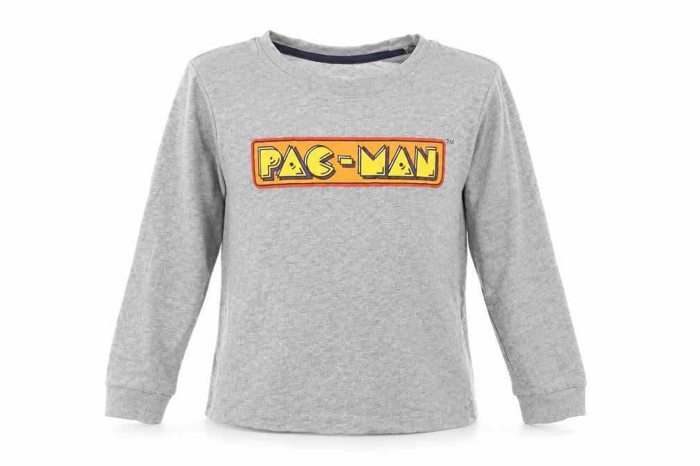 Pacman Boys Grey   Basic T-Shirt Size 7-8 Years