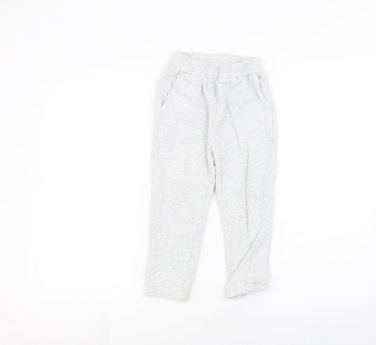 NEXT Girls White   Sweatpants Trousers Size 5 Years
