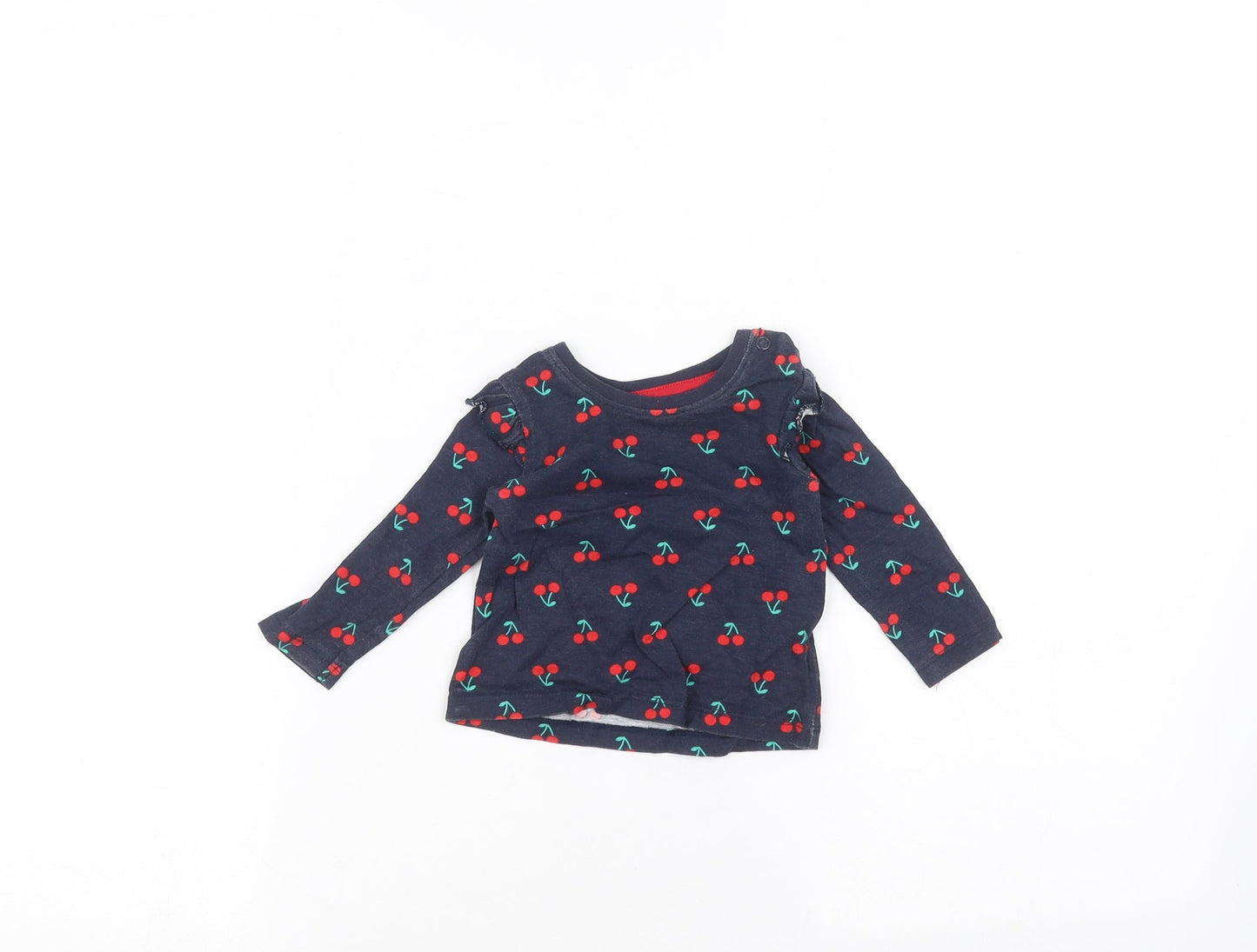 Nutmeg Baby Blue   Basic T-Shirt Size 3-6 Months