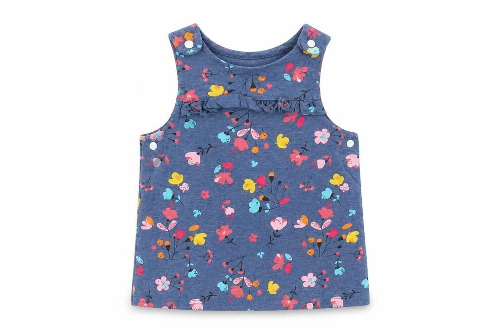 Peacocks Baby Blue   Basic T-Shirt Size 3-6 Months