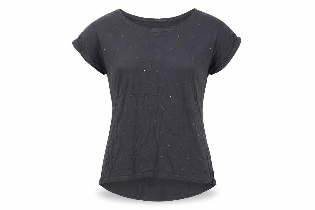 Oasis Womens Black   Basic T-Shirt Size XS