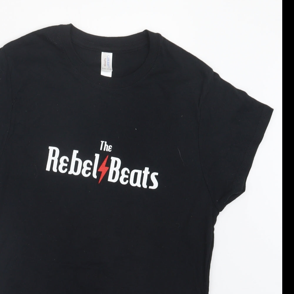 Gildan Womens Black   Basic T-Shirt Size M