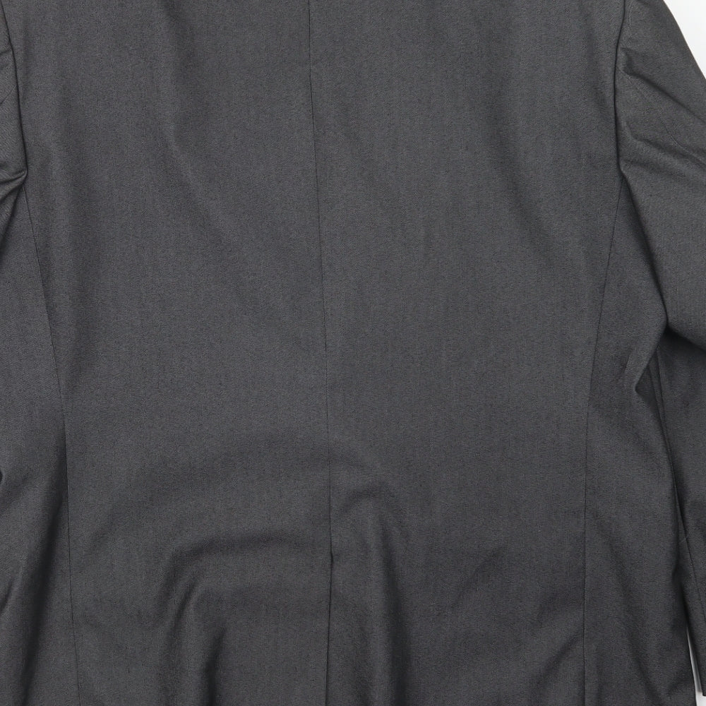 Armando Mens Grey   Jacket Suit Jacket Size 40