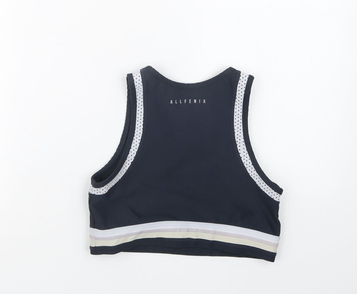 ALLFENIX Womens Black   Cropped T-Shirt Size S