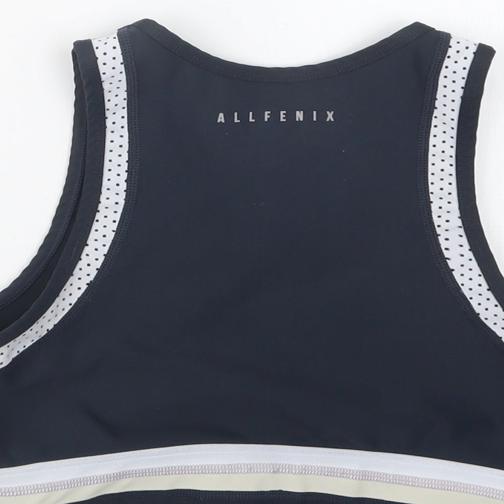 ALLFENIX Womens Black   Cropped T-Shirt Size S