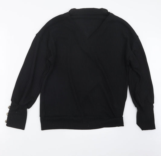 Preworn Womens Black   Pullover Jumper Size XL