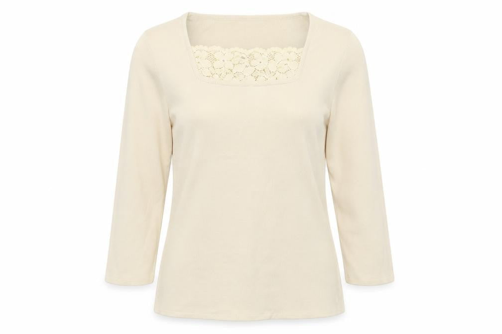 Debbie Morgan Womens Ivory  Knit Pullover Jumper Size M