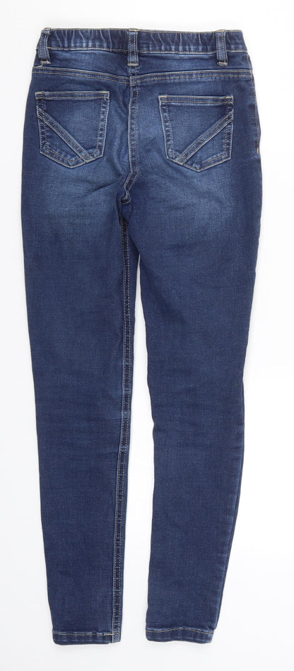 Next Girls Blue  Denim Jegging Jeans Size 9 Months