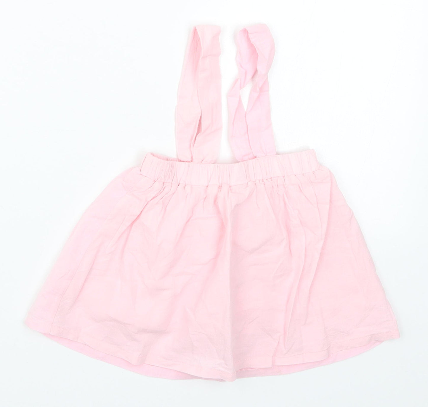 Pat Pat Girls Pink   Skater Skirt Size 3-6 Months  - Suspenders