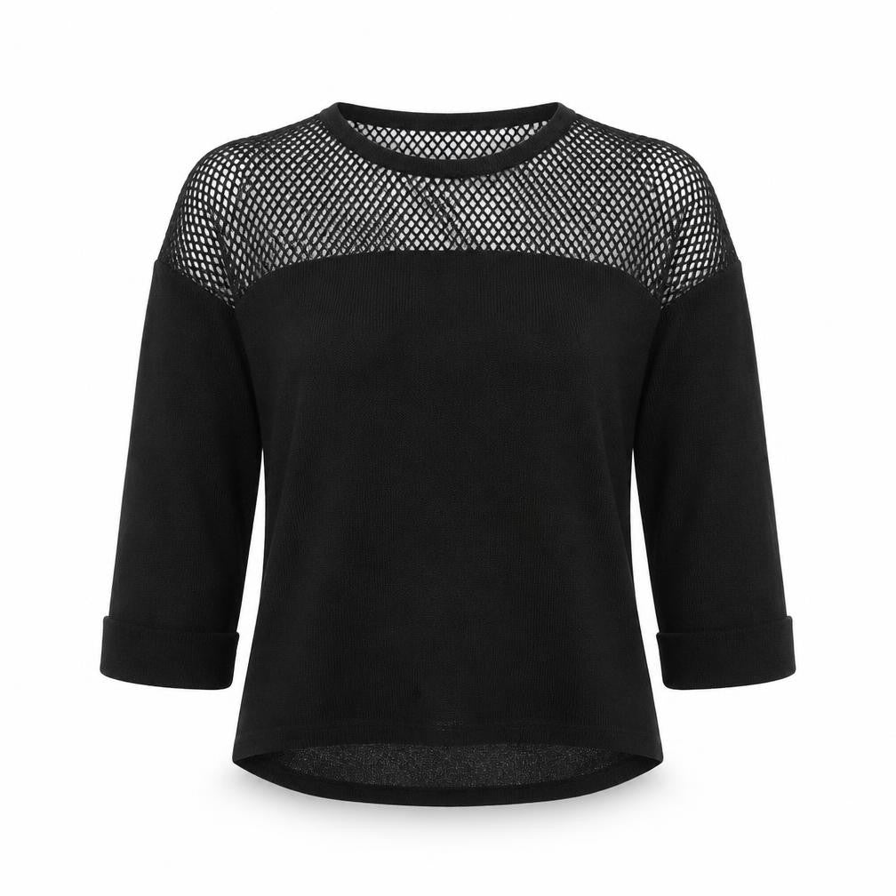 River Island Womens Black  Knit Pullover Jumper Size 8