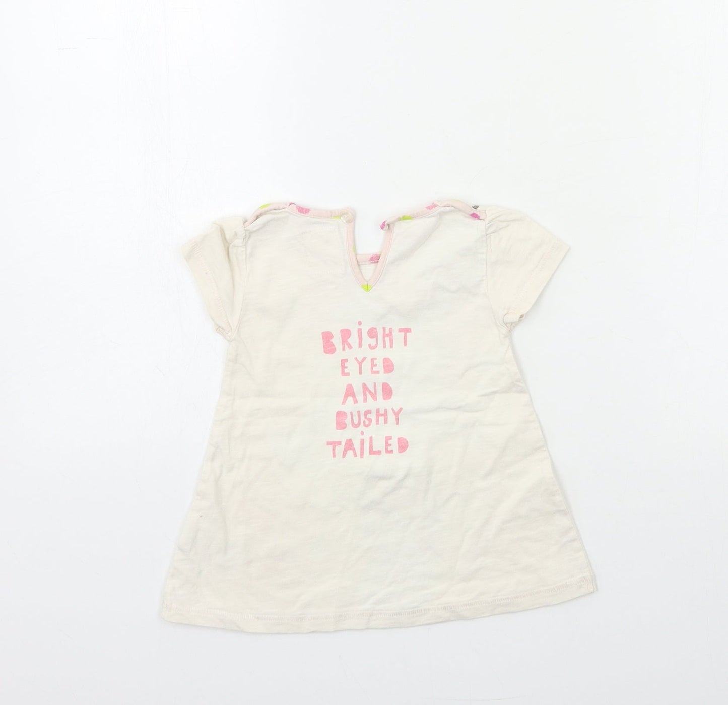 NEXT Baby Beige   T-Shirt Dress  Size 6-9 Months