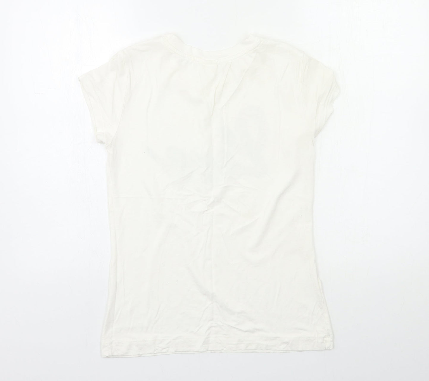H&M Womens White   Basic T-Shirt Size S