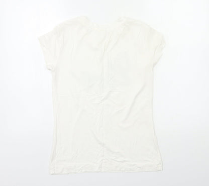 H&M Womens White   Basic T-Shirt Size S
