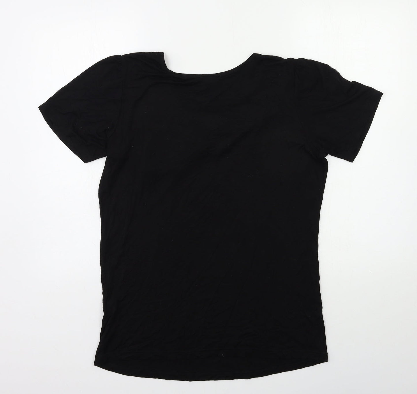 VILLA Womens Black   Basic T-Shirt Size M