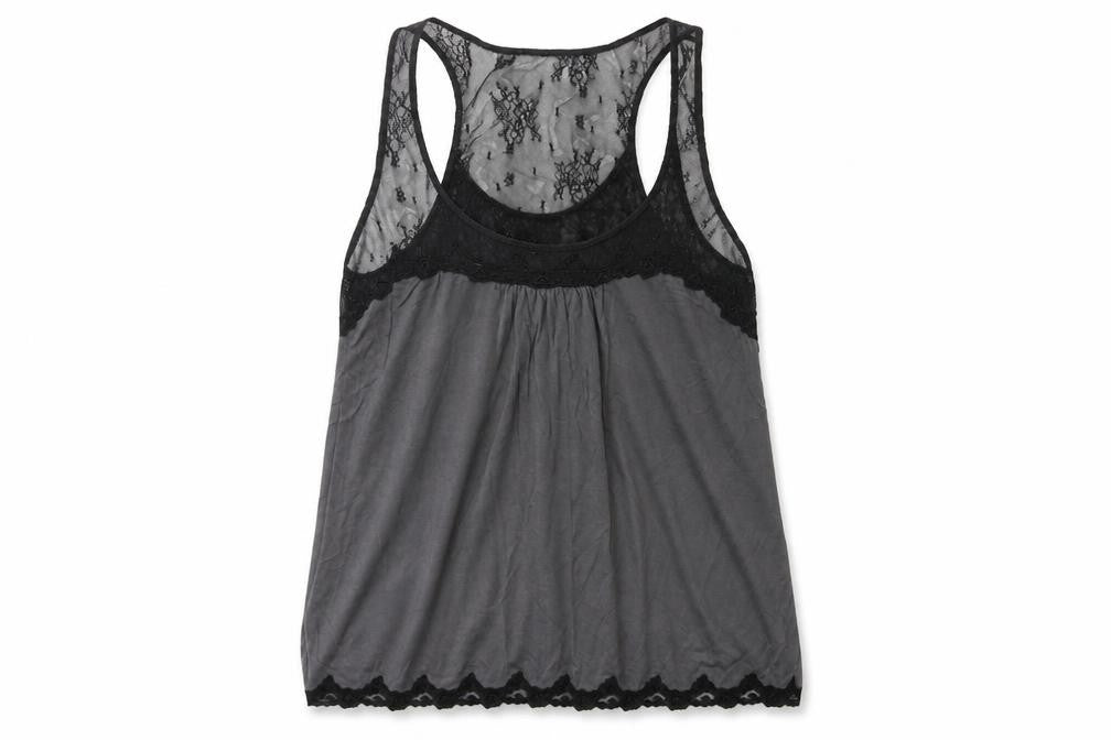 Max Studio Womens Grey   Basic Tank Size M