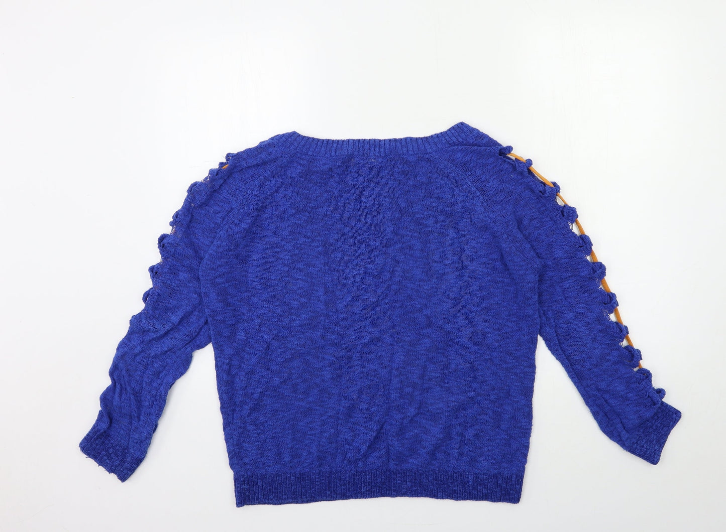 Joinus Womens Blue  Knit Pullover Jumper Size S