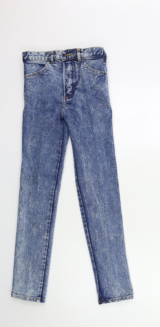 Preworn Womens Blue  Denim Skinny Jeans Size 26 in L26 in