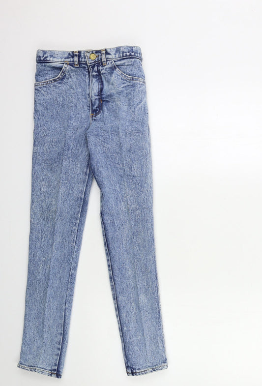 Preworn Womens Blue  Denim Skinny Jeans Size 26 in L26 in