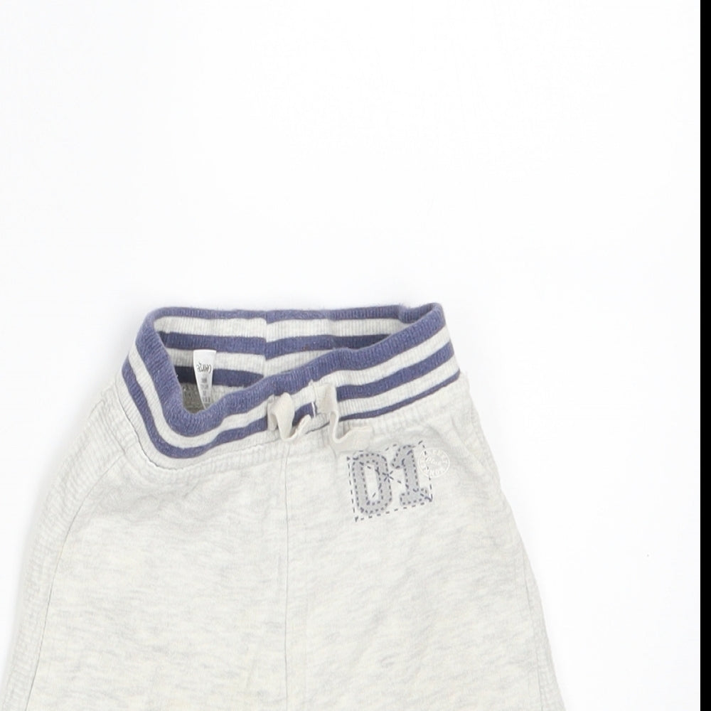 George Boys White   Jogger Leggings Size 6-9 Months  - Waist 14in; Inside  leg 7in