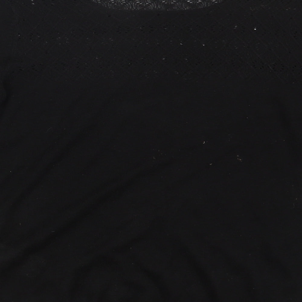 Warehouse Womens Black   Pullover Jumper Size 8