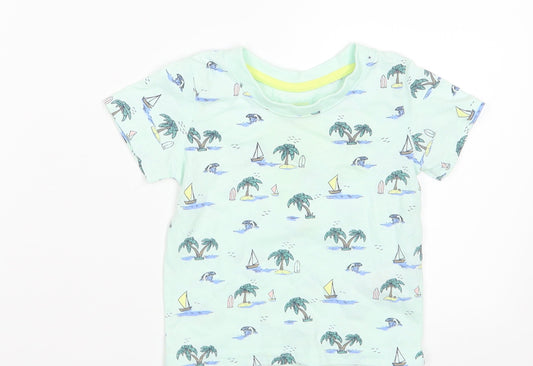 Primark Boys Blue   Basic T-Shirt Size 9-12 Months