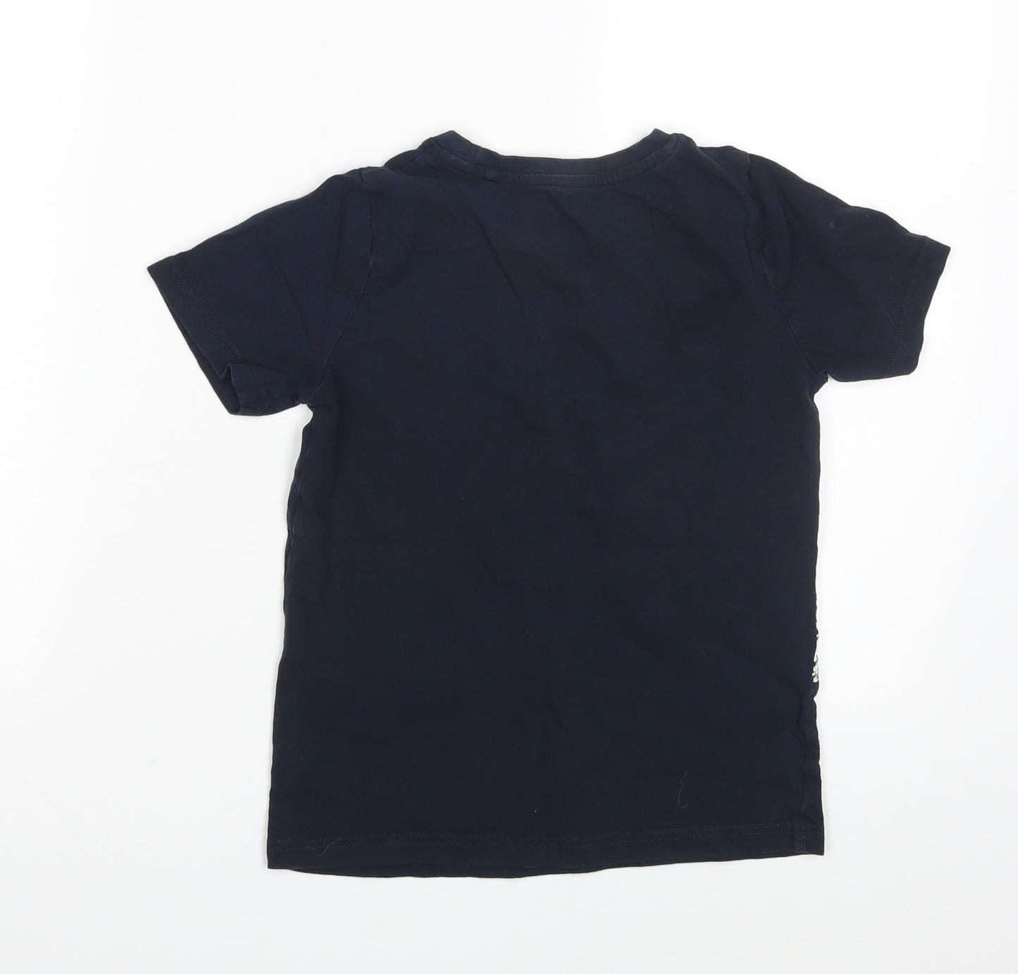 TU Boys Blue   Basic T-Shirt Size 7 Years  - England