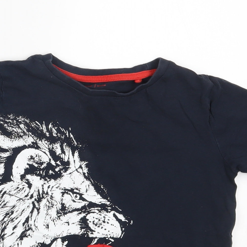 TU Boys Blue   Basic T-Shirt Size 7 Years  - England