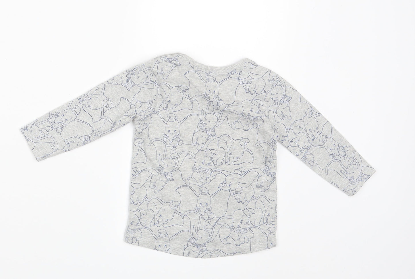 George Baby Grey   Basic T-Shirt Size 6-9 Months  - Elephant