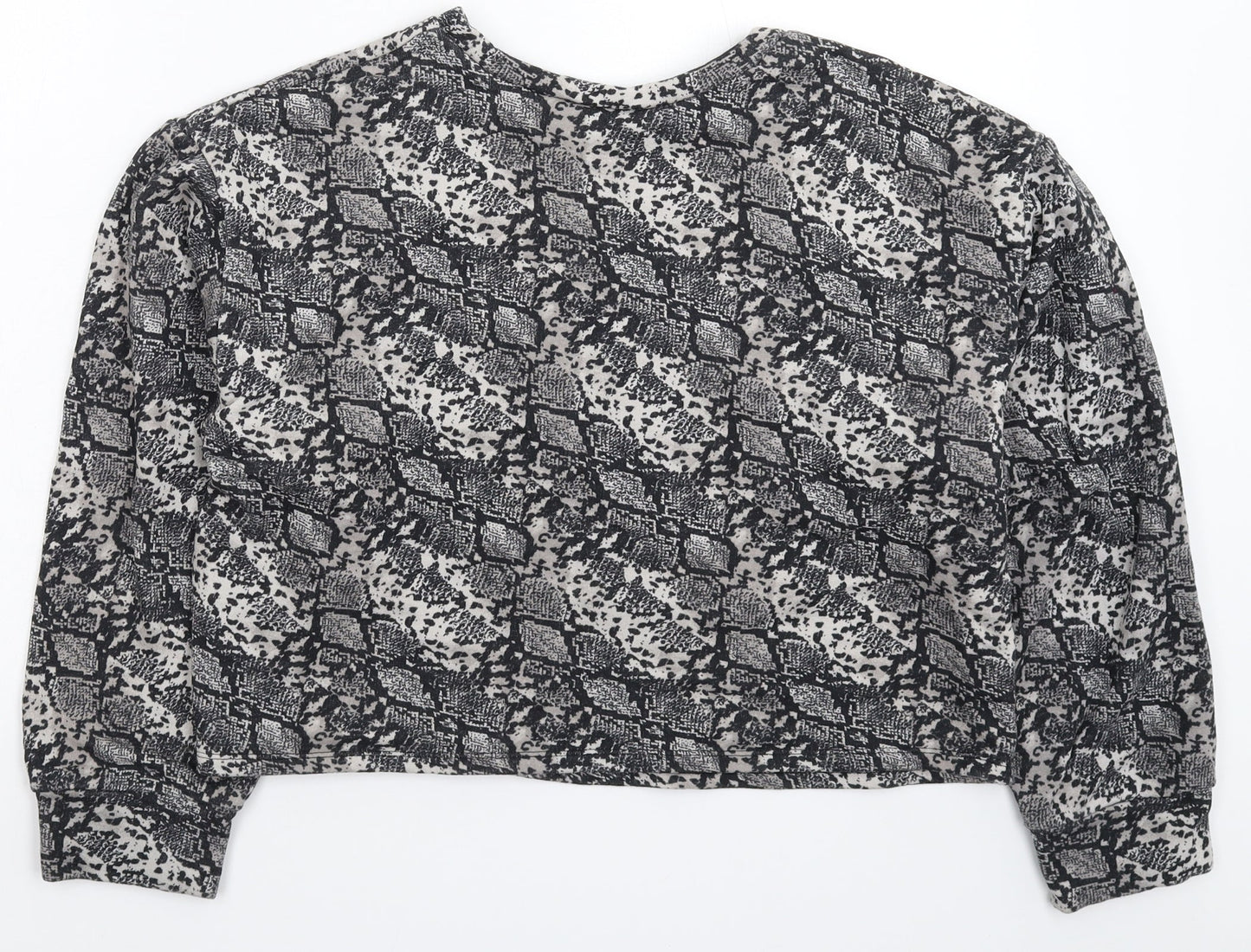 Zara Womens Multicoloured Animal Print  Pullover Sweatshirt Size M