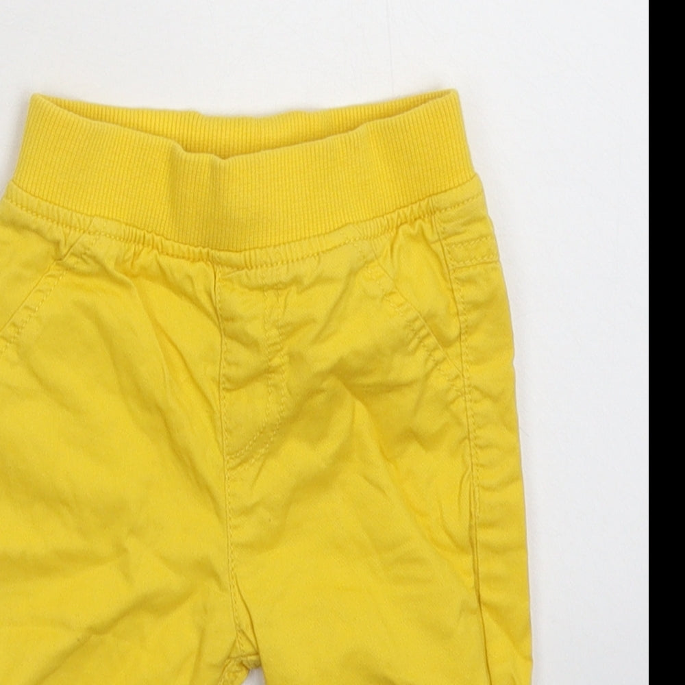 Marks and Spencer Baby Yellow   Capri Trousers Size 6-9 Months