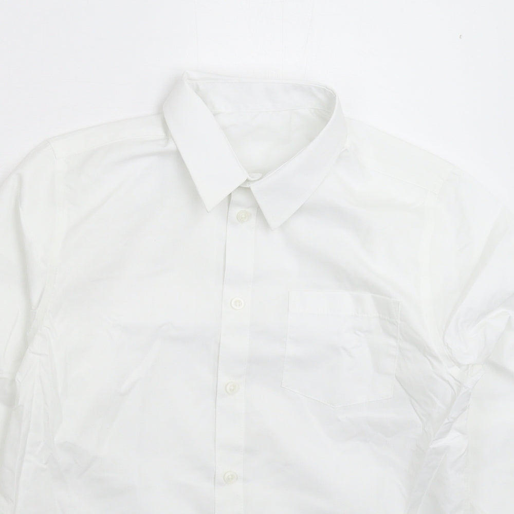 TU Boys White   Basic Button-Up Size 13 Years