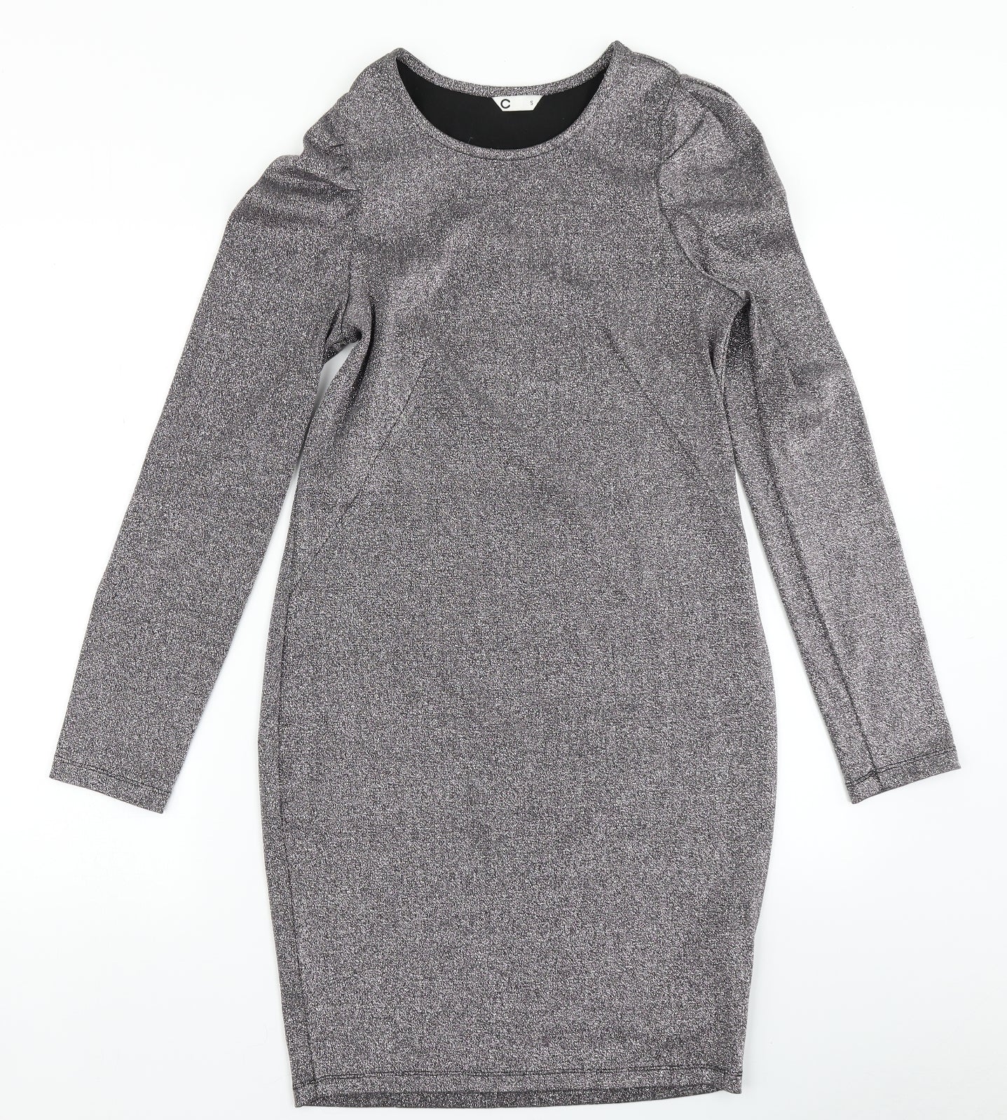 C Womens Silver   Bodycon  Size S