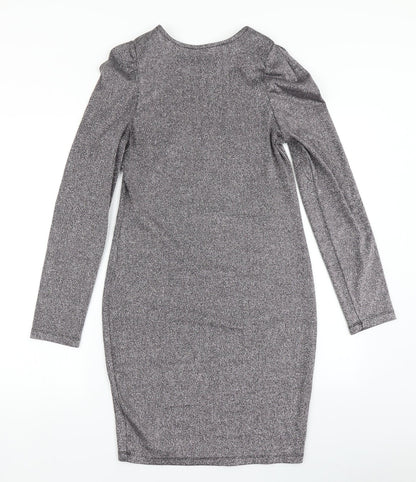 C Womens Silver   Bodycon  Size S
